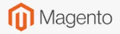 Logotipo oficial de Magento, plataforma de comercio electrónico de código abierto reconocida por su flexibilidad y escalabilidad.